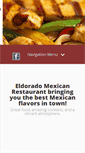 Mobile Screenshot of eldoradomexicanrestaurant.com